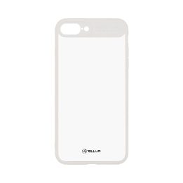 Permatomas baltas dėklas „iPhone 8 Plus“