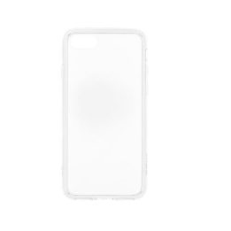 Skaidrus dėklas su grūdinto stiklo nugarėle iPhone 8