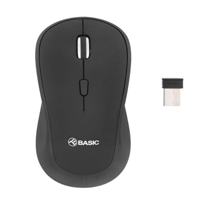 Juoda belaidė pelė Tellur Basic Regular