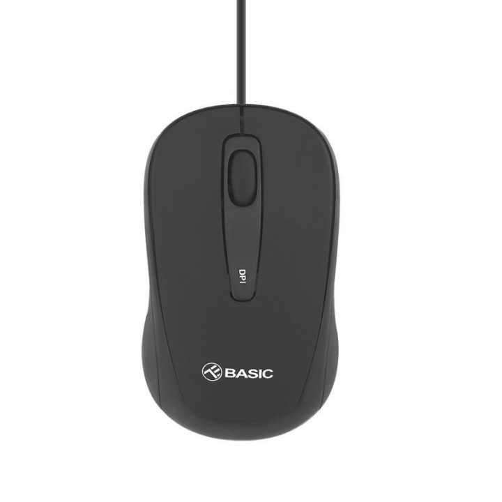 Tellur mini laidinė USB pelė, juoda