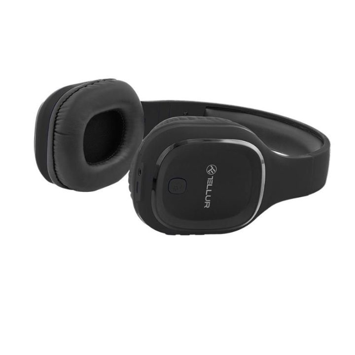 Juodos Bluetooth ant ausų ausinės Tellur Pulse
