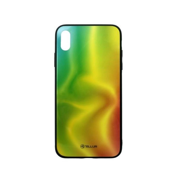 Apsauginis dėklas su stiklo nugarėle iPhone XS Max, Silk
