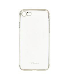 Sidabrinis silikoninis dėklas iPhone 8 telefonui