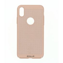 Tellur dėkliukas iPhone X/XS, rožinio aukso spalvos