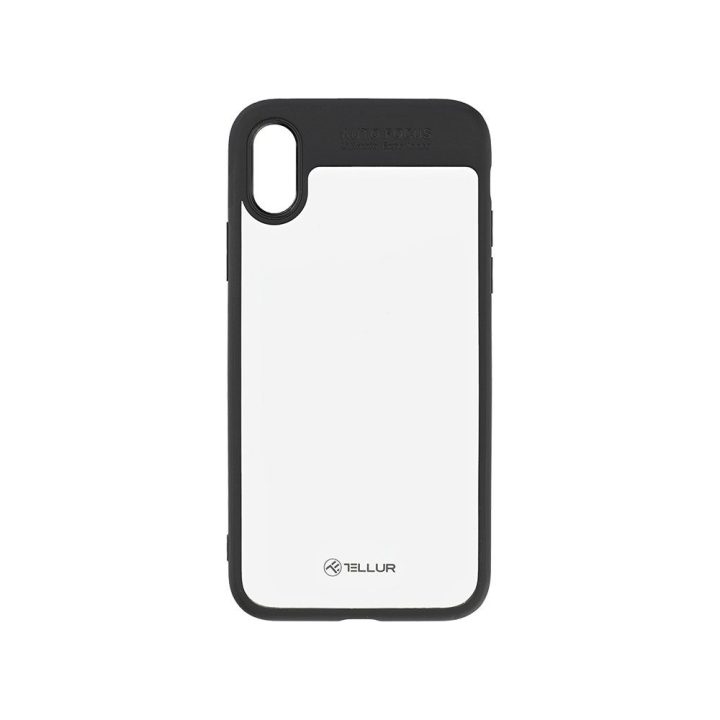 iPhone X/XS dėklas, juodas ir permatomas