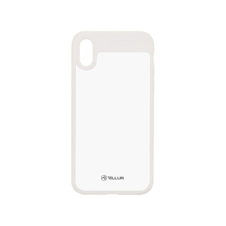 Tellur hibridinis matinis dėklas iPhone X/XS, baltas