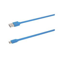 Mėlynas USB į Micro-USB kabelis 1 m