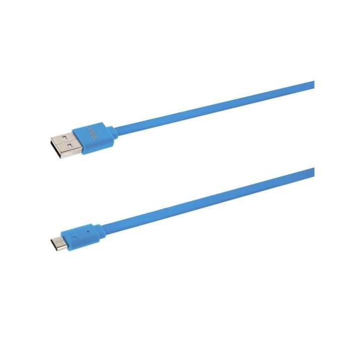 Mėlynas USB į Micro-USB kabelis 1 m