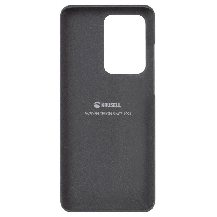 Juodas dėklas telefonui Krusell Essentials SandCover Samsung Galaxy S20 Ultra