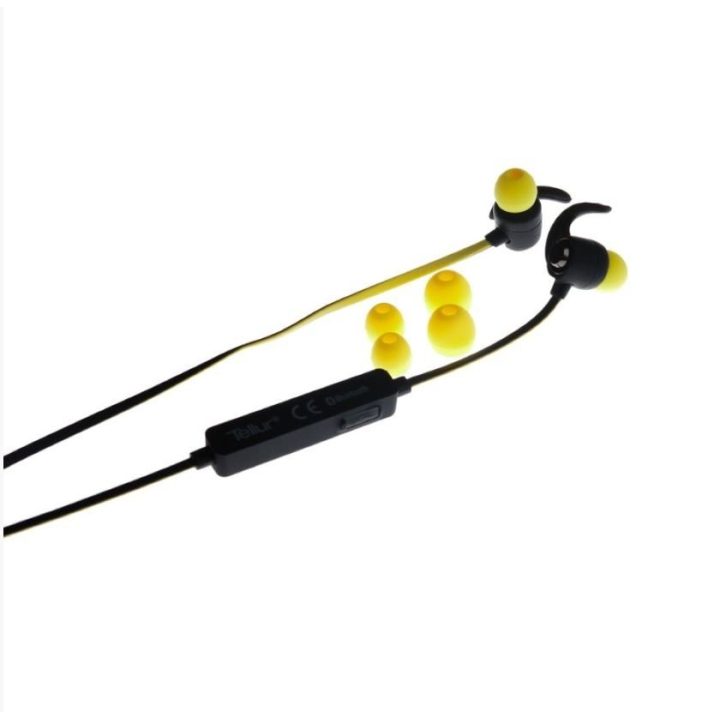 Geltonos Bluetooth sportinės ausinės Tellur Speed Series
