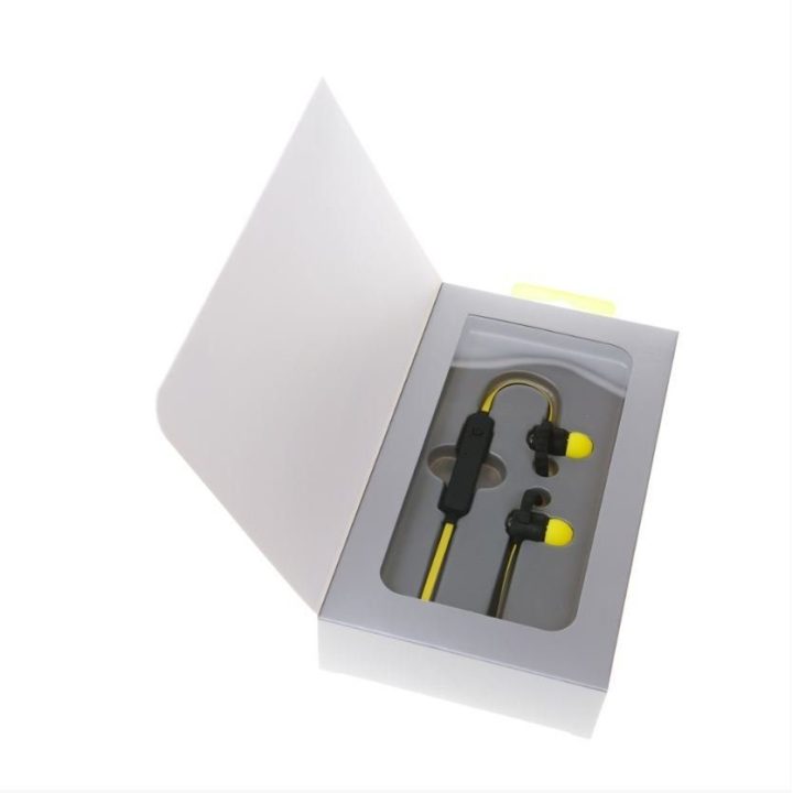 Geltonos Bluetooth sportinės ausinės Tellur Speed Series