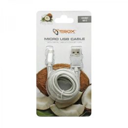 Balta USB–Micro USB jungiamoji laidas, 1,5 m