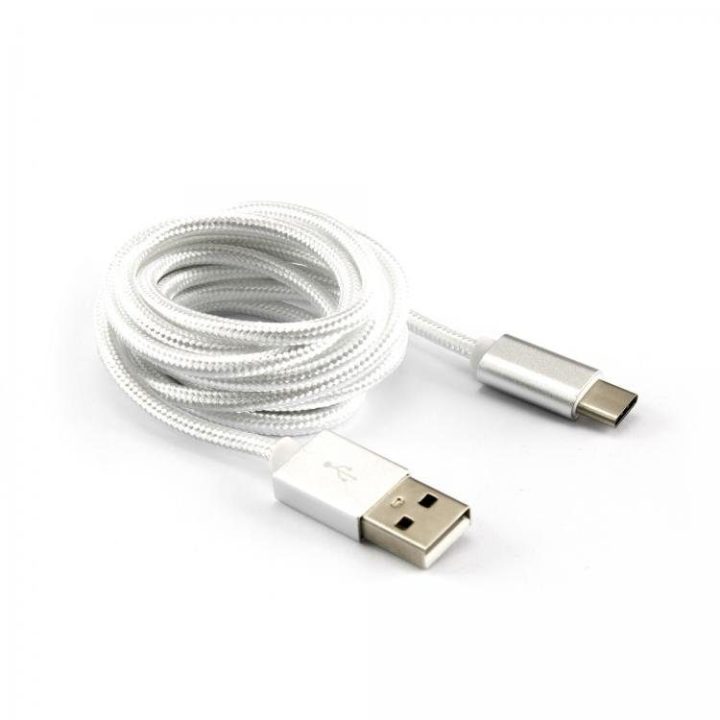 USB į USB-C laidas, 1,5 m, baltas