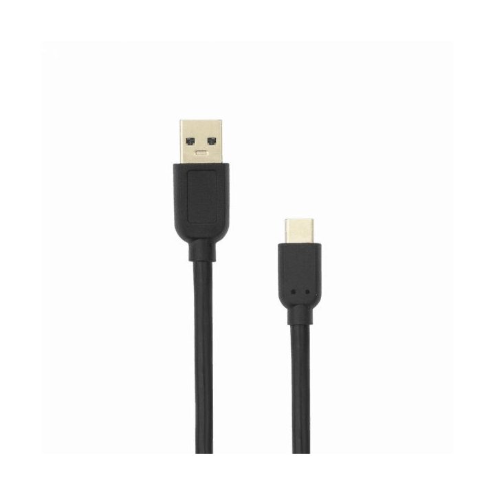 USB 3.0 laidas USB-A – USB-C, 1 m, juodas