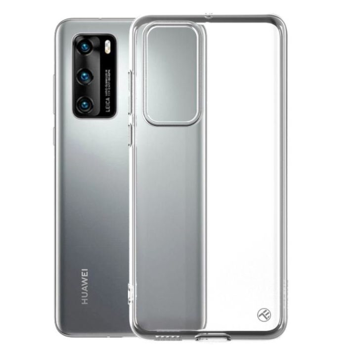 Skaidrus TPU dėklas Huawei P40 telefonui