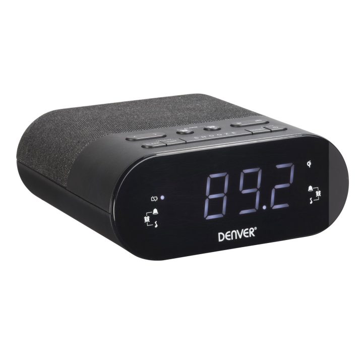 Žadintuvas su radiju ir Qi įkrovimu Denver CRQ-107