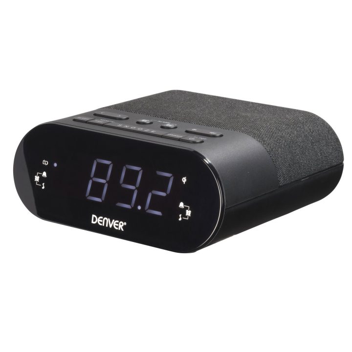 Žadintuvas su radiju ir Qi įkrovimu Denver CRQ-107