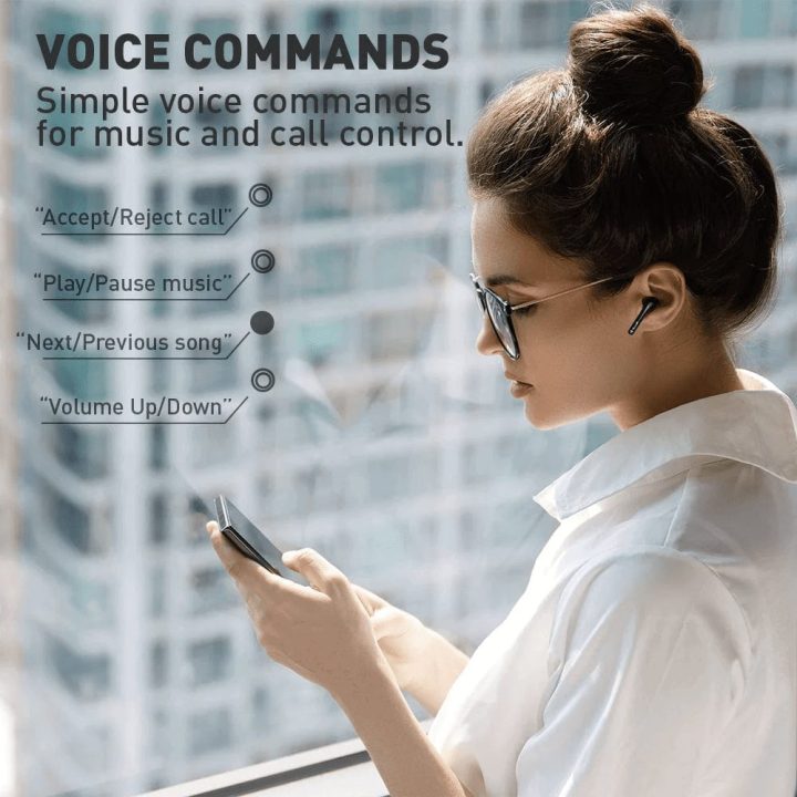 Tellur Ambia belaidės „True Wireless“ ausinės, juodos