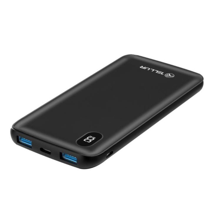 Tellur 10000 mAh PD išorinė baterija juoda