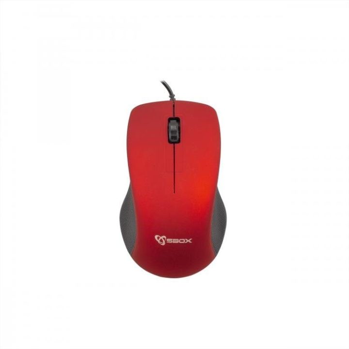 Sbox M-958R raudona žaidimų pelė