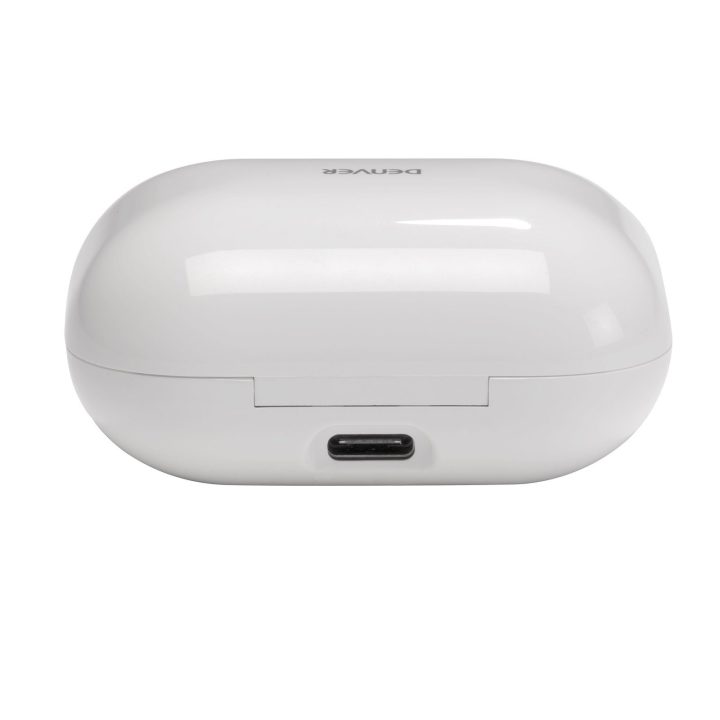 Denver TWE-38 belaidės Bluetooth ausinės, baltos