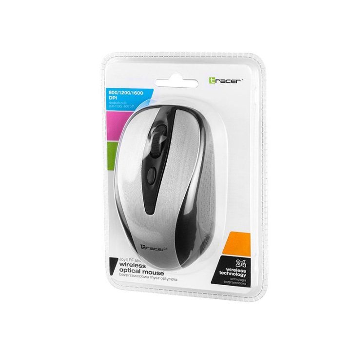 Tracer Joy II RF USB belaidė pelė, sidabrinė