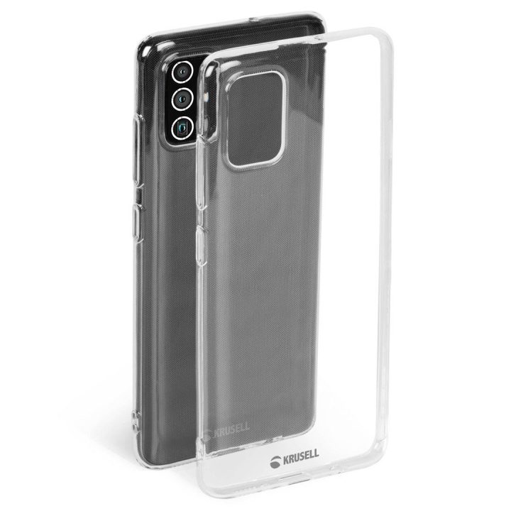 Krusell Essentials SoftCover dėkliukas Samsung Galaxy Note 20, skaidrus