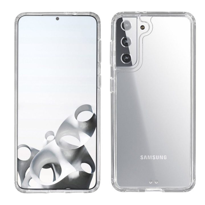 Skaidrus hibridinis dėklas Samsung Galaxy S21+ telefonui