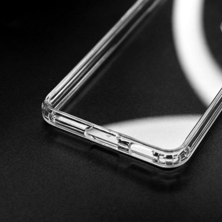 Skaidrus hibridinis dėklas Samsung Galaxy S21+ telefonui