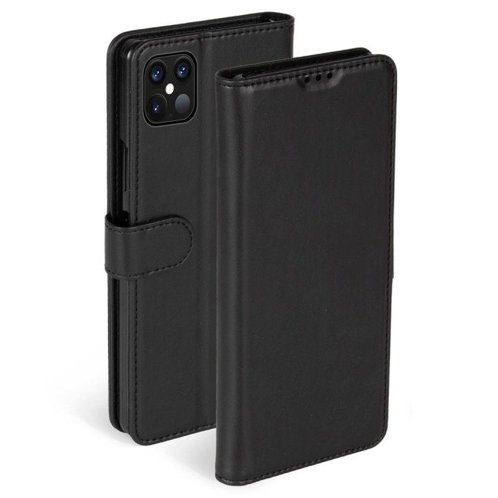 Telefono dėklas-piniginei Krusell PhoneWallet Apple iPhone 12 Pro Max, juodas