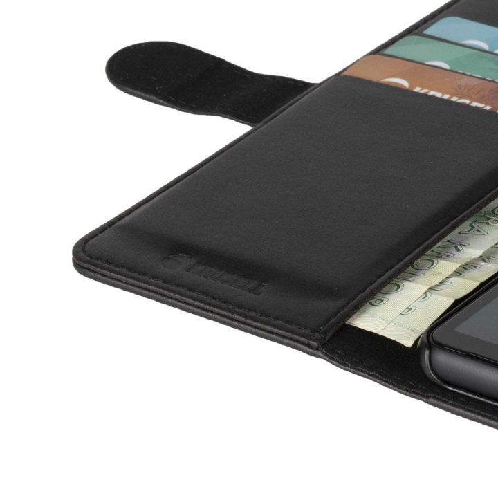 Telefono dėklas-piniginei Krusell PhoneWallet Apple iPhone 12 Pro Max, juodas