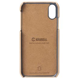 Krusell Sunne dėklas Apple iPhone XS, vintage nude