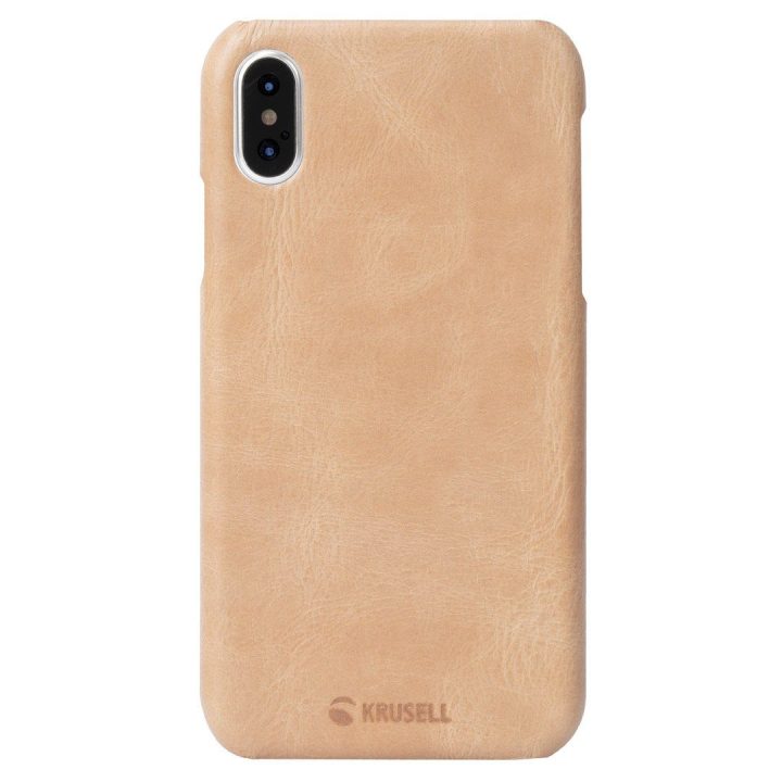 Krusell Sunne dėklas Apple iPhone XS, vintage nude