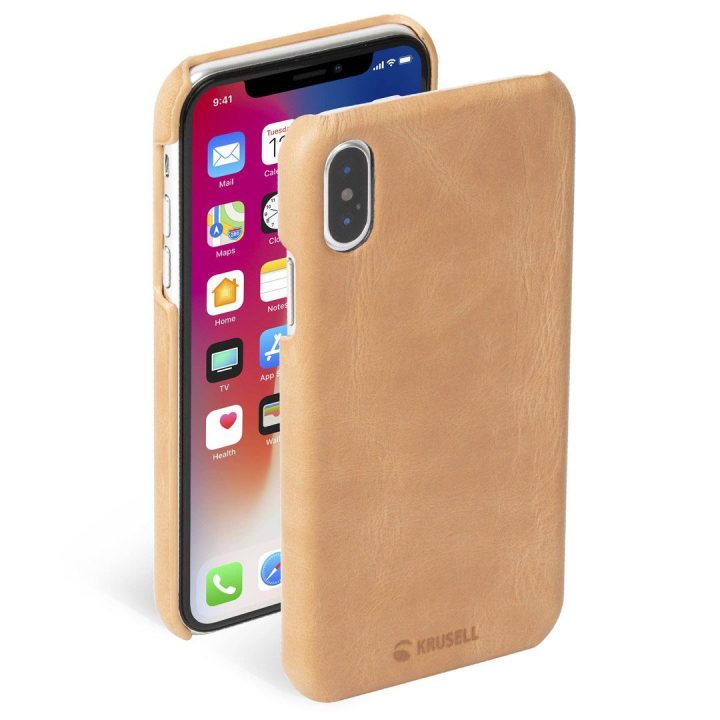 Krusell Sunne dėklas Apple iPhone XS, vintage nude