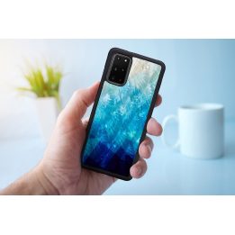 Telefono dėklas Samsung Galaxy S20+ (G985, G986), mėlynos ir juodos spalvos