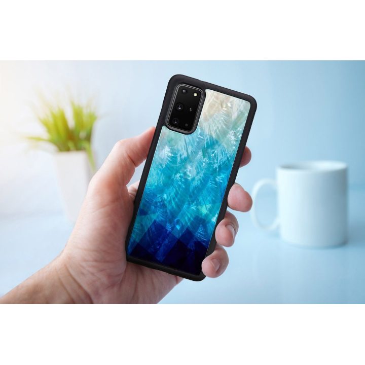 Telefono dėklas Samsung Galaxy S20+ (G985, G986), mėlynos ir juodos spalvos