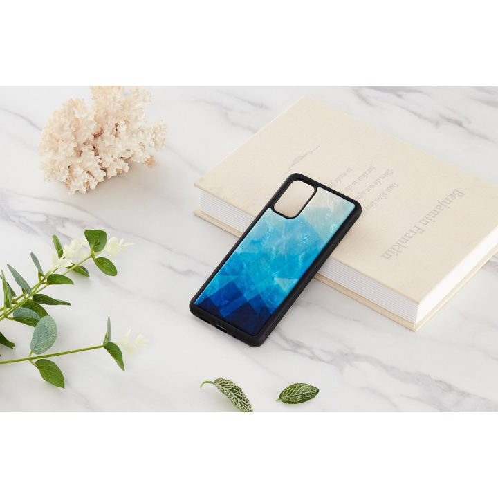 Telefono dėklas Samsung Galaxy S20+ (G985, G986), mėlynos ir juodos spalvos