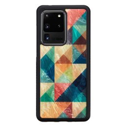 Juodas mozaikinis telefono dėklas Samsung Galaxy S20 Ultra