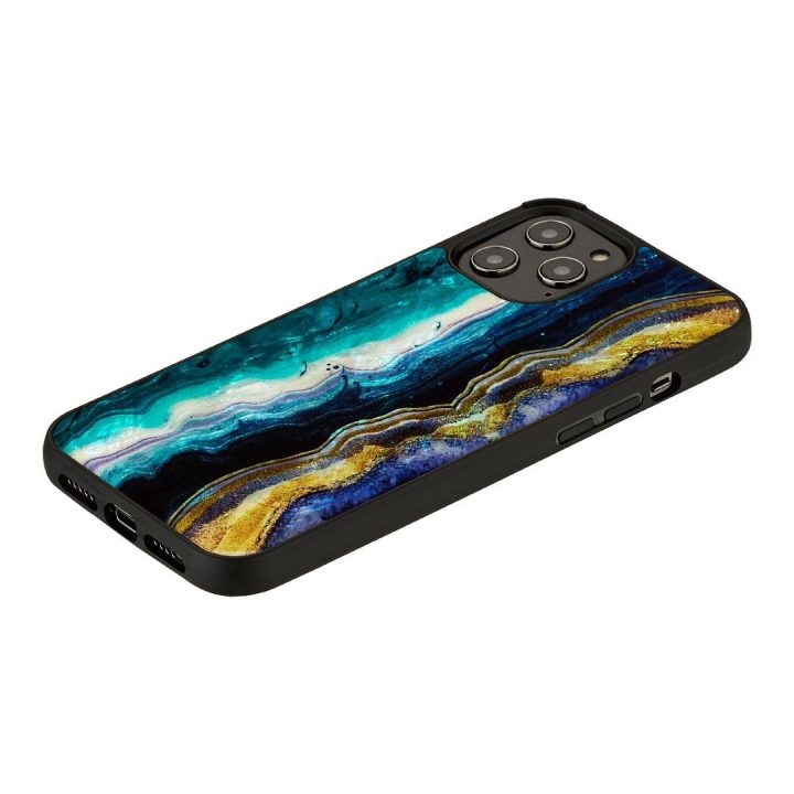 Telefono dėklas Apple iPhone 12/12 Pro, purpurinis agatas