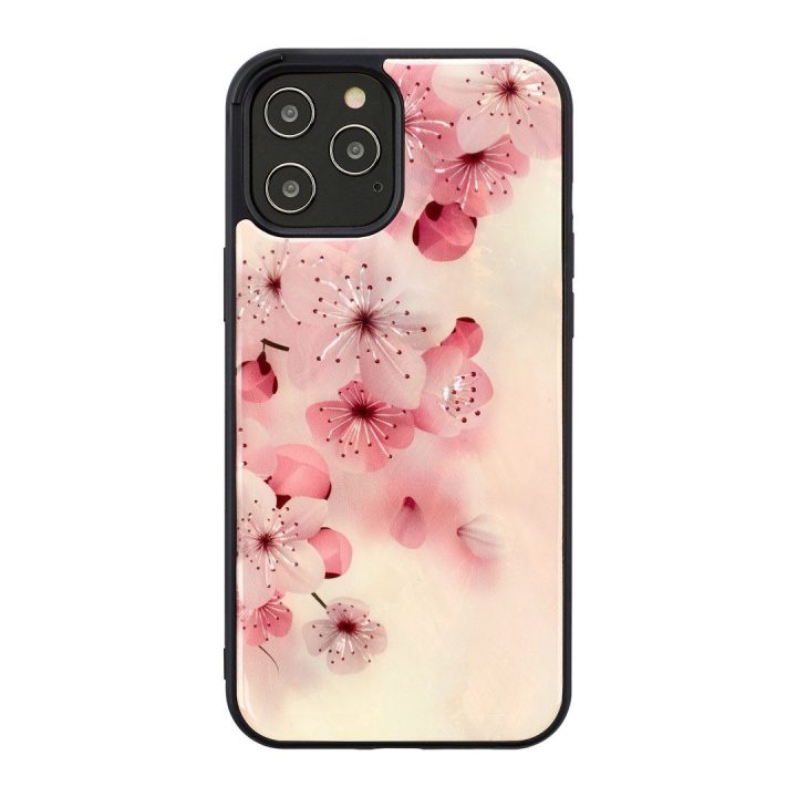 Apple iPhone 12 Pro Max dėklas su vyšnių žiedų raštu