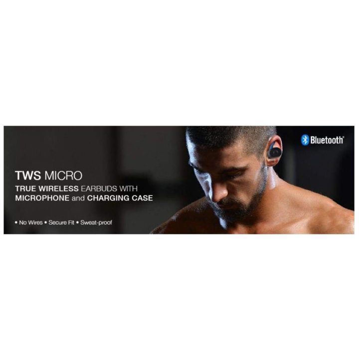 Belaidės „Bluetooth“ ausinės su įkrovimo dėžute