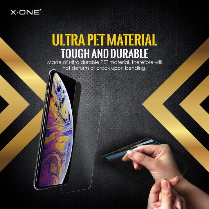 X-ONE Extreme Shock Eliminator apsauginė plėvelė iPhone 7 Plus, juoda