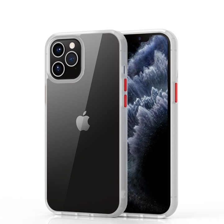 Baltas apsauginis dėklas iPhone 12 Pro Max