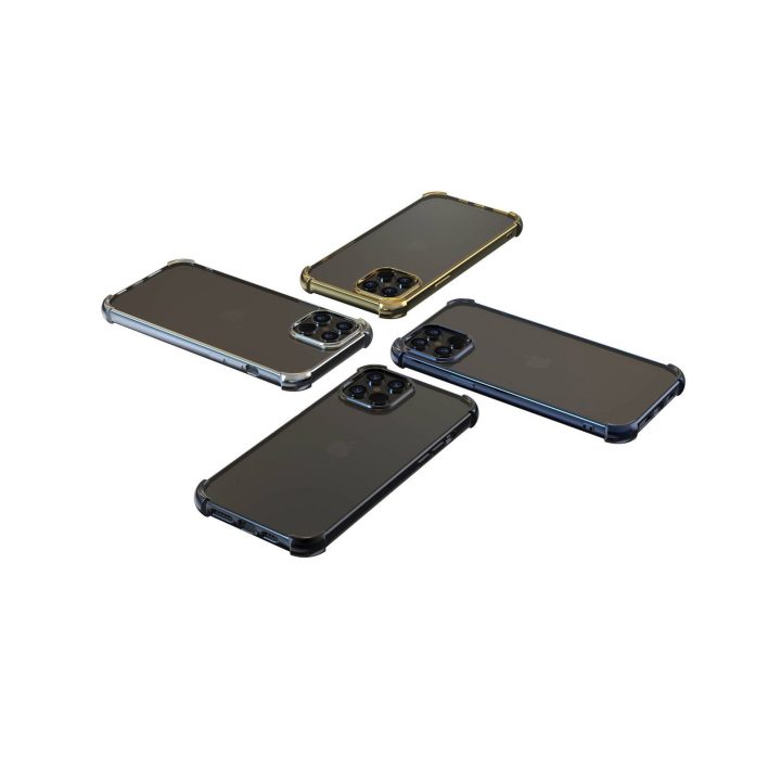 Juodas apsauginis dėklas iPhone 12 Pro Max