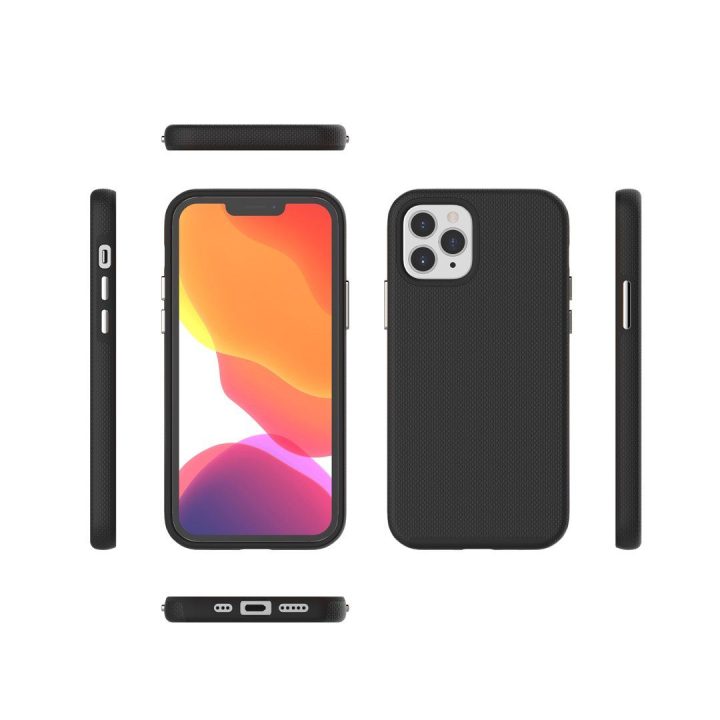 Juodas dėklas iPhone 12 Pro Max