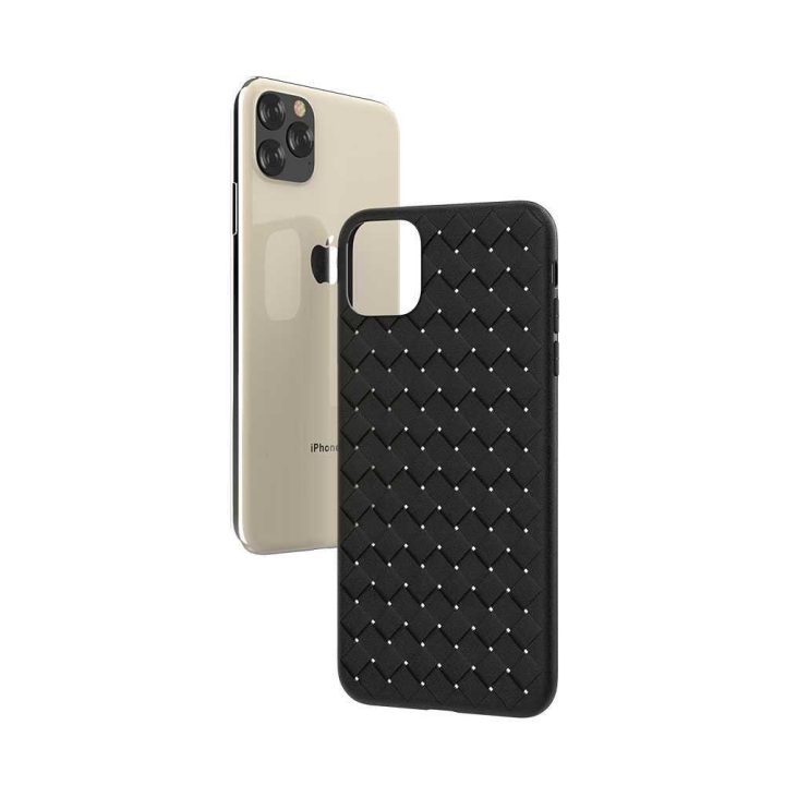Juodas TPU dėklas iPhone 11 Pro
