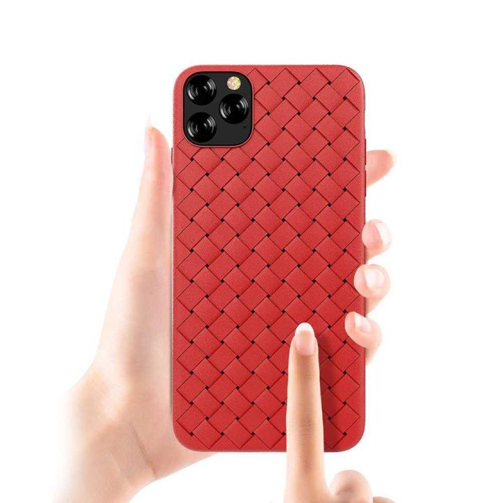 Raudonas TPU dėklas iPhone 11 Pro