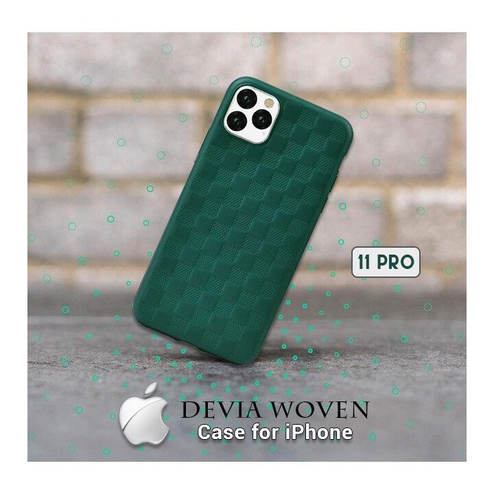 Telefono dėklas iPhone 11 Pro Max, TPU, žalias