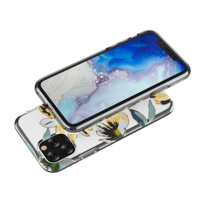 iPhone 11 Pro Max dėklas Devia Perfume Lily serijos, geltonas