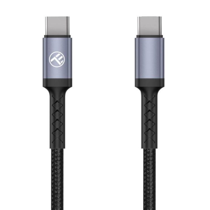 Tellur USB-C į USB-C laidas, 3A, 60 W, 1 m, juodas